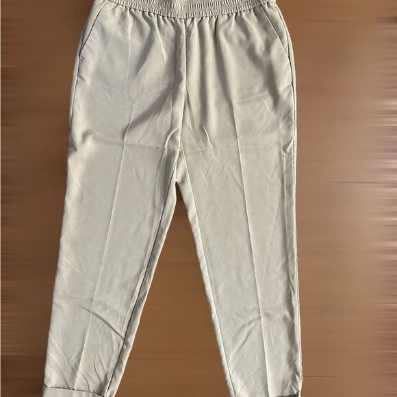Y2K, Chico’s  Cuffed Ankle Pants, size 0, soft tencel twill, khaki color - Picture 3 of 13